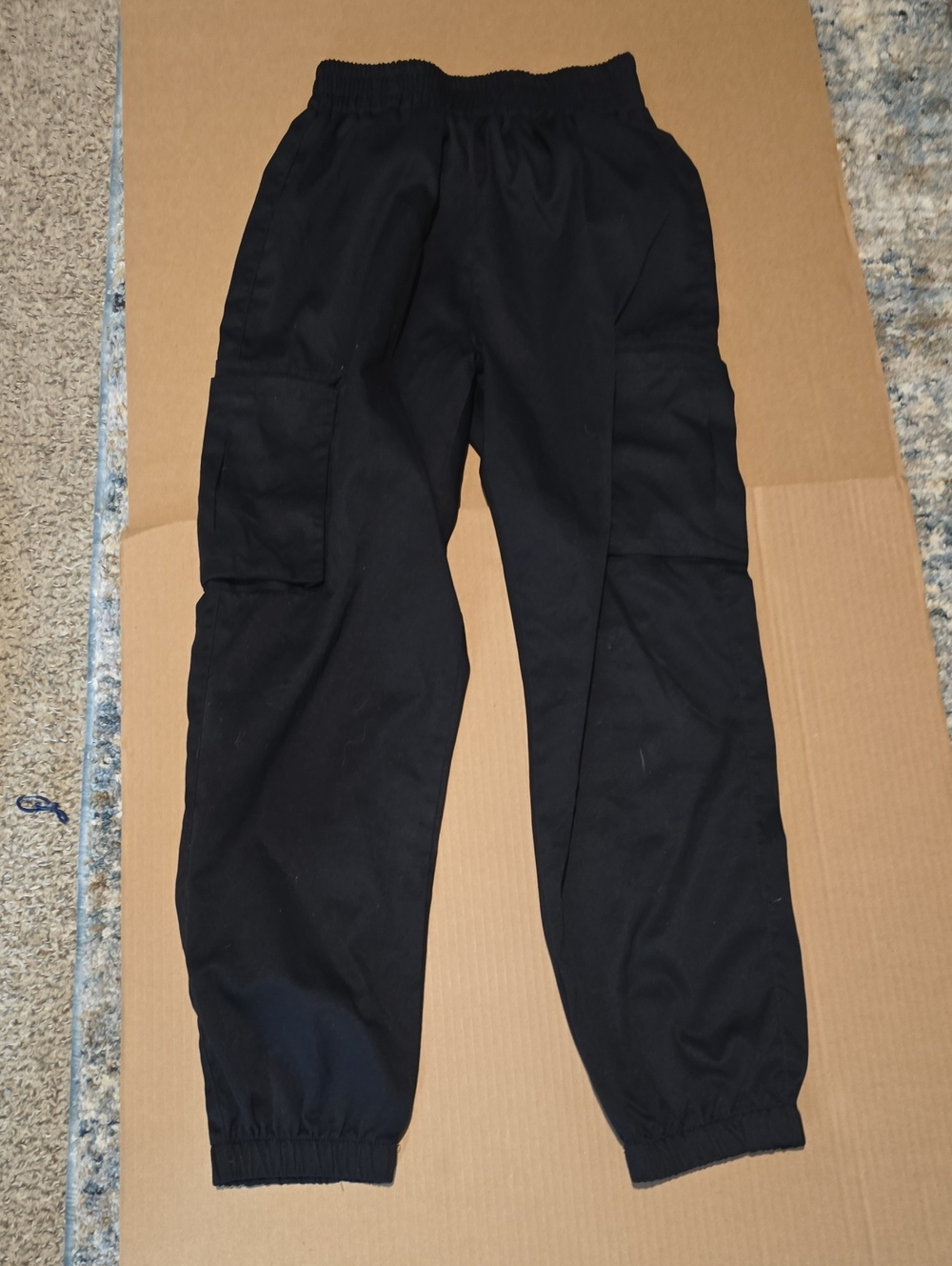 SHEIN Black Cargo Jogger Pants #83